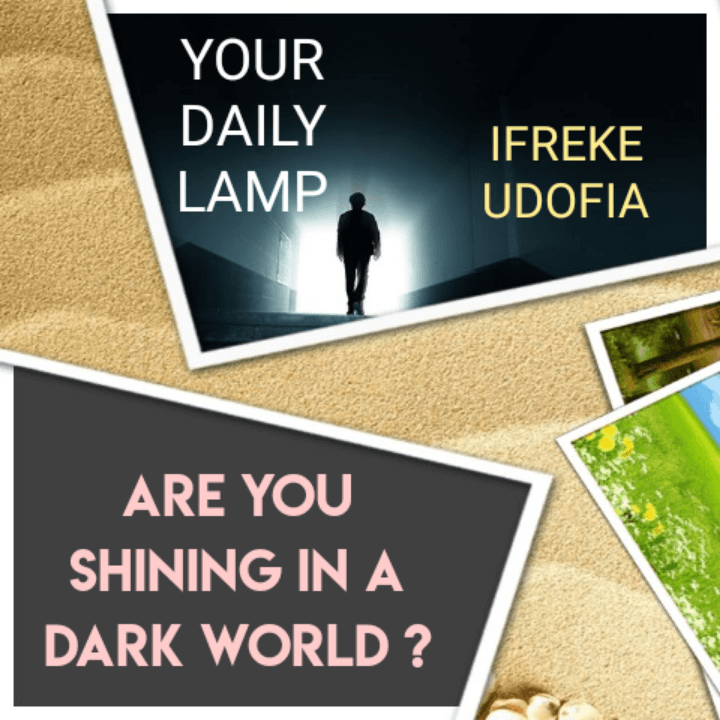 ARE YOU SHINING IN A DARK WORLD ?
